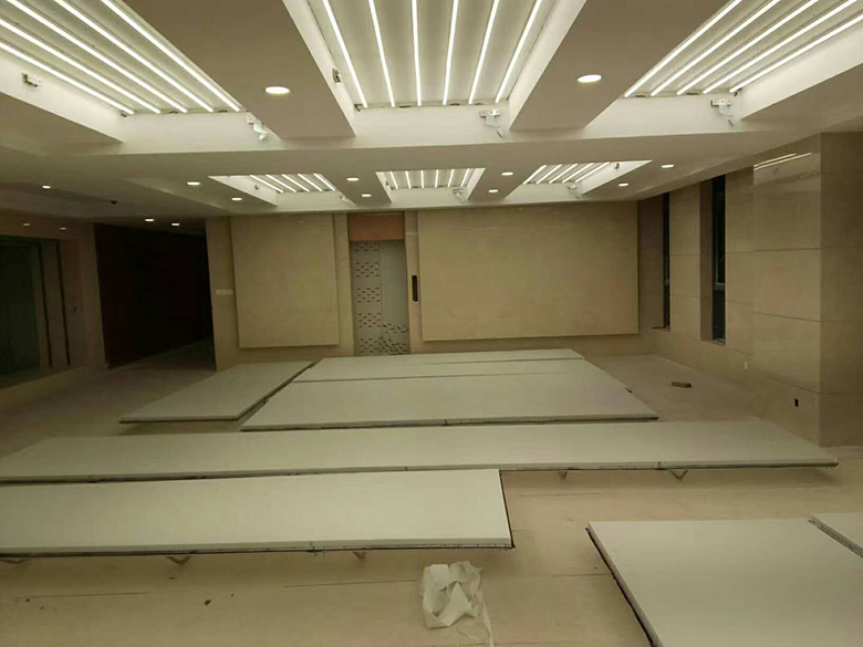A级膜施工现场